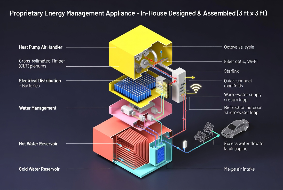 Kōmē integrated Energy Management Unit appliance